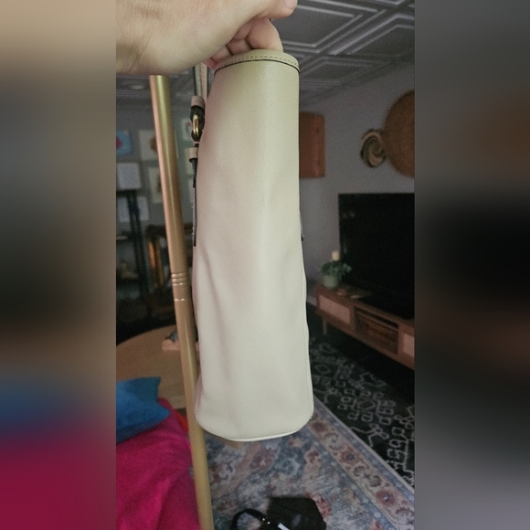 COACH Signature Payton Leather Zip Top Tote In Sand. - Picture 10 of 16